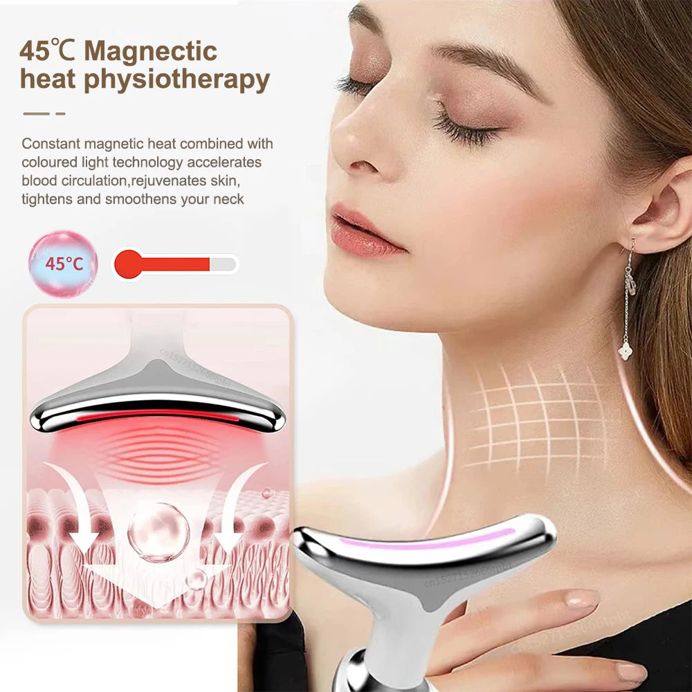 Prime Lifestyle Hub™ -Neck & Face Lifting Massager EMS Skin Tightening Device