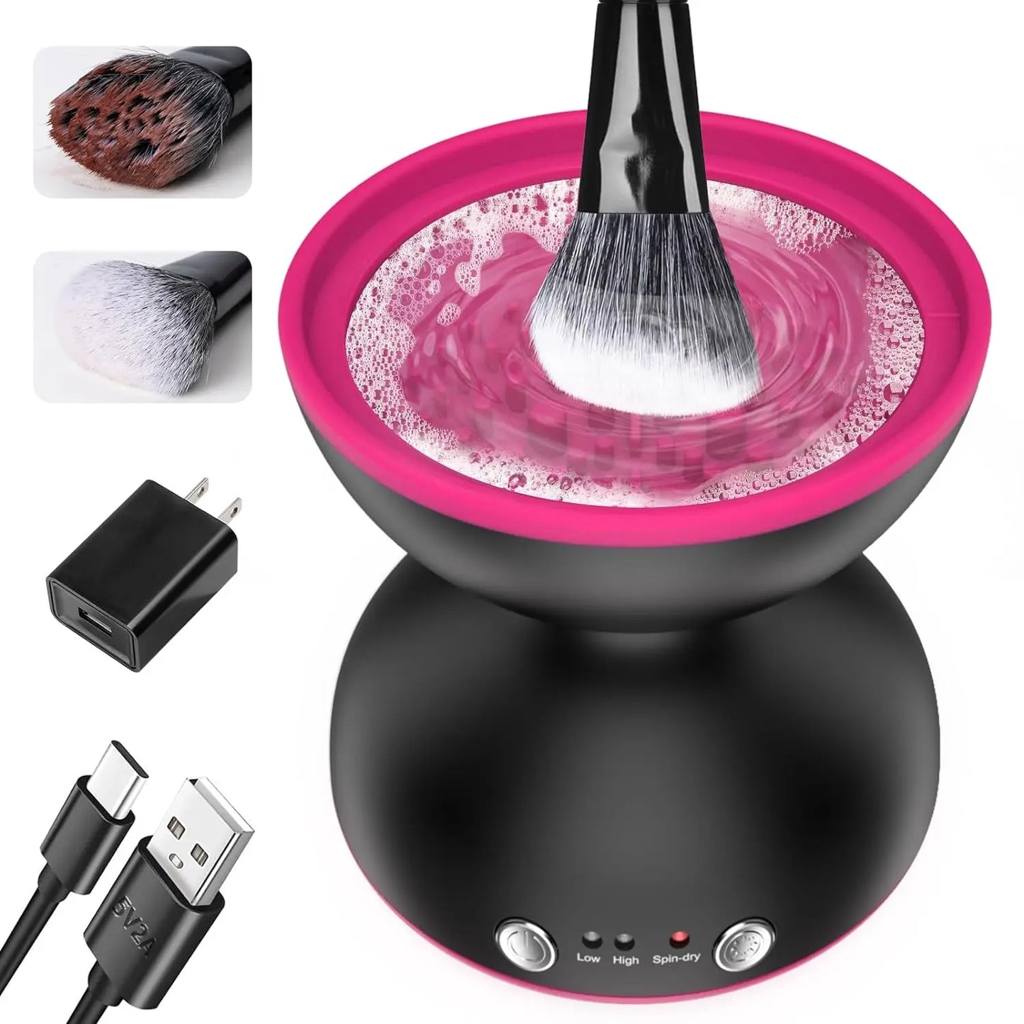 Two Gears Speed Makeup Brush Cleaner Machine,