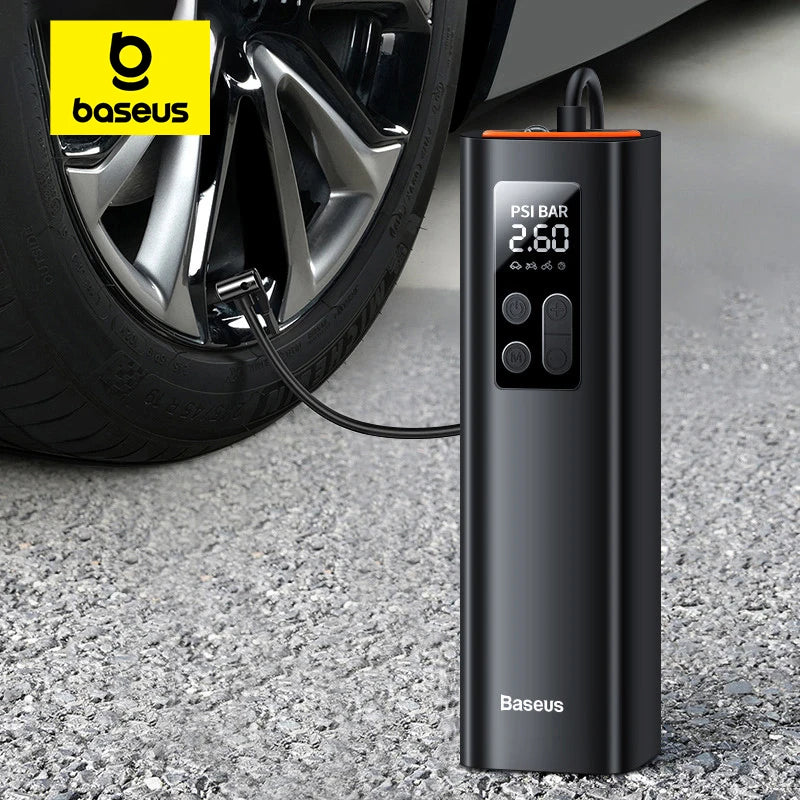 Baseus Mini Car Air Compressor 12V 150PSI Portable Car Tire Inflator