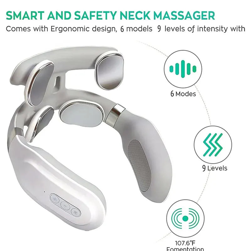 Prime Lifestyle Hub™ - 4 Head Cervical Neck Spine Machine Massage