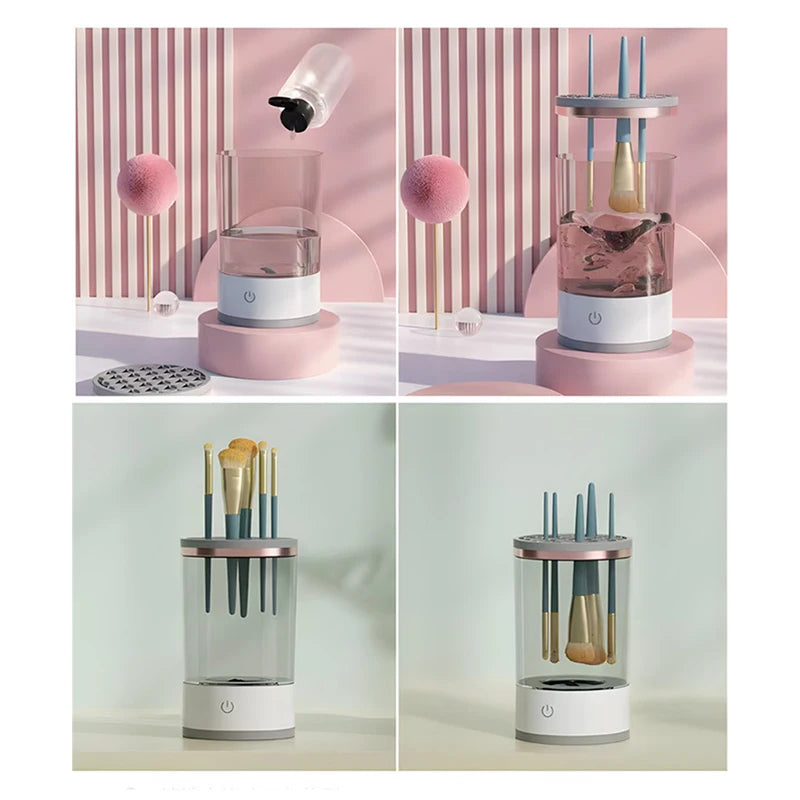 Portable USB Electric Cosmetic Brush Cleaning