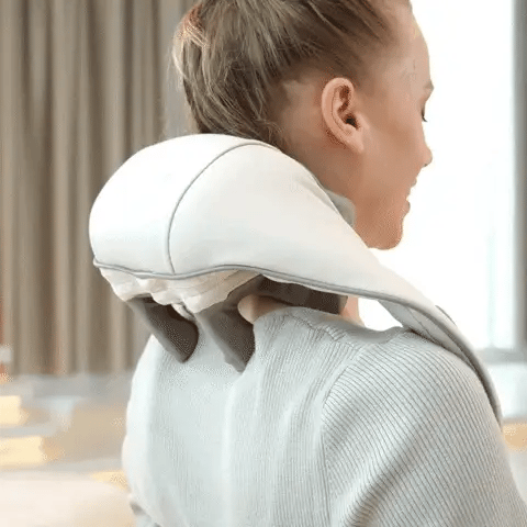 Prime Lifestyle Hub™ -Wireless Neck and Back Massager with Heat and Vibration
