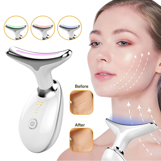 Prime Lifestyle Hub™ -Neck & Face Lifting Massager EMS Skin Tightening Device